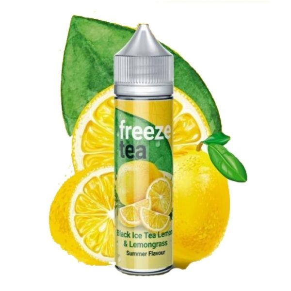Black Ice Tea Lemon & Lemongrass - Freeze tea 50ml