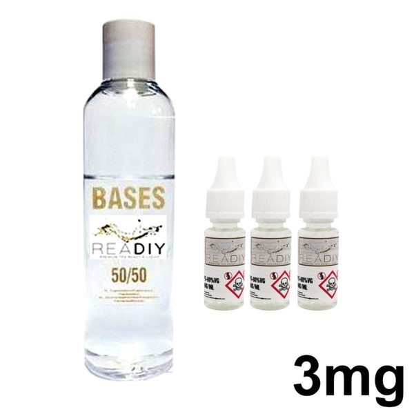 Base 200ml - 3mg / 6mg- Readiy